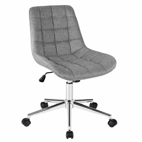 Black armless desk chair deals