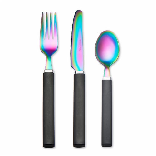 Hampton Rainbow Titanium Flatware Set, 12 pc Fred Meyer
