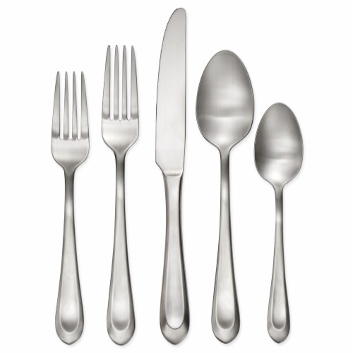 Hampton Forge Alessi Flatware Set - Silver Perspective: front