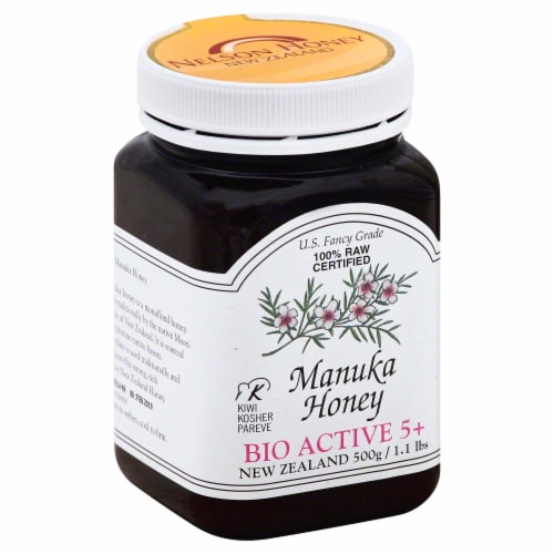 Nelson New Zealand Manuka Honey Perspective: front