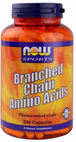 NOW Sports® Branched Chain Amino Acids Capsules Perspective: front