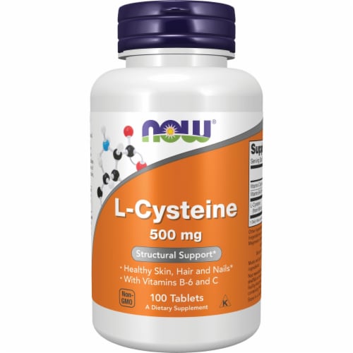 NOW Foods  L-Cysteine Perspective: front