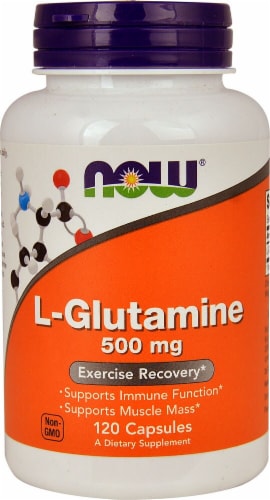 NOW L-Glutamine, 500 mg - 120 Capsules - Kroger