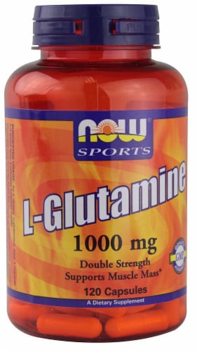 NOW Supplements, L-Glutamine 500 mg, Nitrogen Transporter* Amino Acid, 120  Veg Capsules