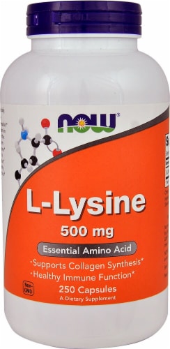 NOW  L-Lysine Perspective: front