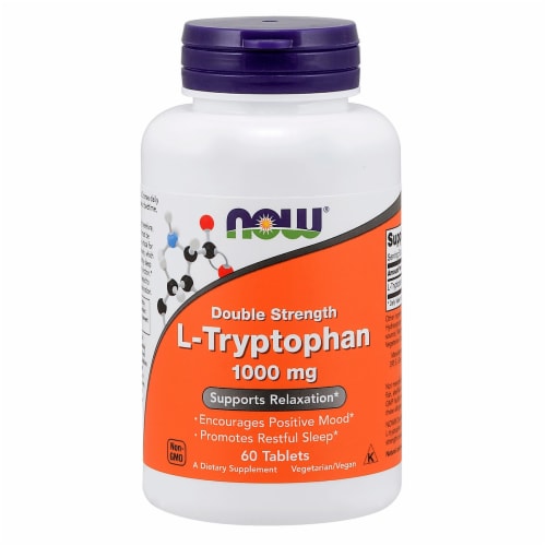 NOW   L-Tryptophan Perspective: front