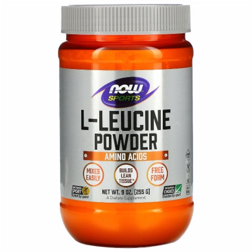 NOW Foods  Sports L-Leucine Powder Perspective: front