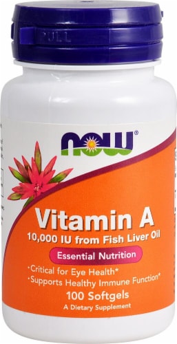 NOW Vitamin A Perspective: front