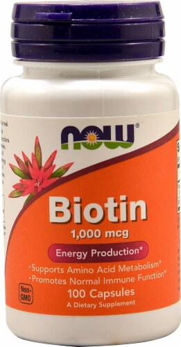 NOW  Biotin Perspective: front