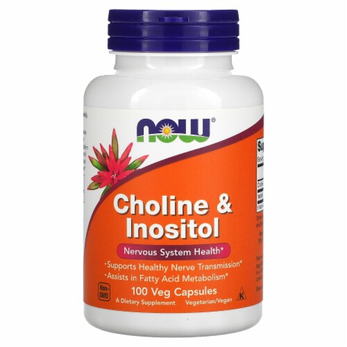 NOW Choline & Inositol Perspective: front