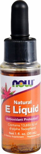 NOW Foods Natural E Liquid Perspective: front