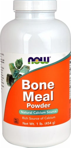 NOW   Bone Meal Powder Perspective: front