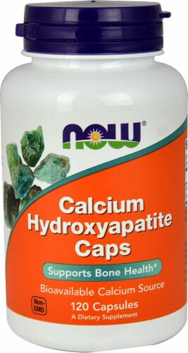 NOW Calcium Hydroxyapatite Caps Perspective: front