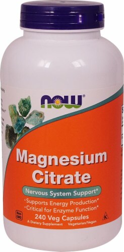 NOW Magnesium Citrate Perspective: front
