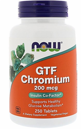 NOW Foods  GTF Chromium Perspective: front