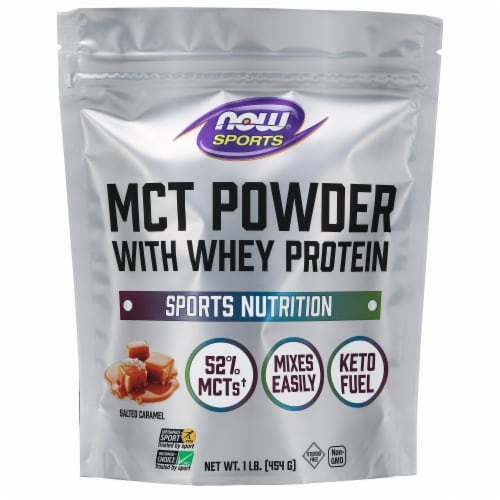 NOW Foods Salted Caramel Whey Protein Powder, 16 oz - Smith’s Food and Drug