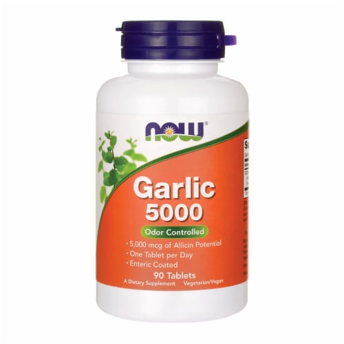 NOW Foods  Garlic 5000 Perspective: front