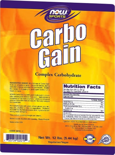 NOW   Sports Carbo Gain Perspective: front