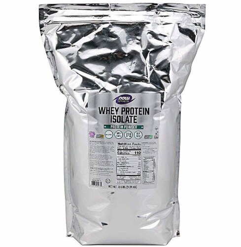 NOW Foods  Sports Whey Protein Isolate   Natural Unflavored Perspective: front