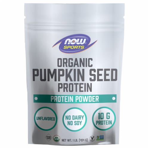Now Sports Organic Pumpkin Seed Protein Powder Perspective: front