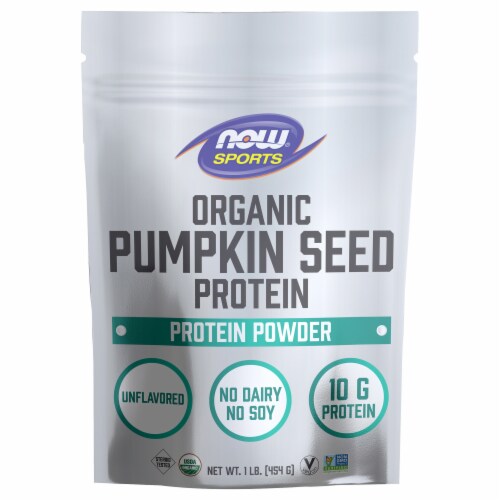 NOW® Sports Organic Pumpkin Seed Protein Powder Perspective: front