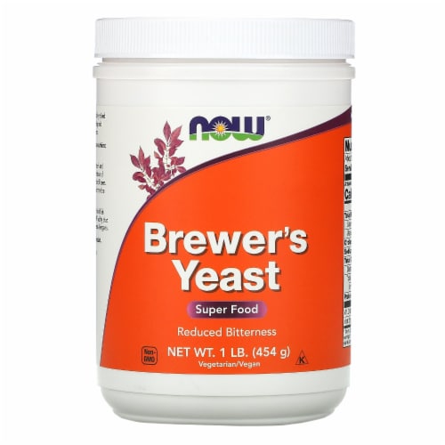 NOW Foods Vegan Super Food Brewer's Yeast Perspective: front