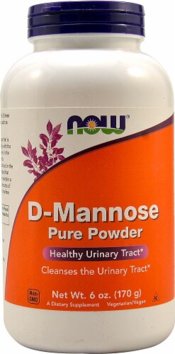 NOW Foods D-Mannose Pure Powder Perspective: front