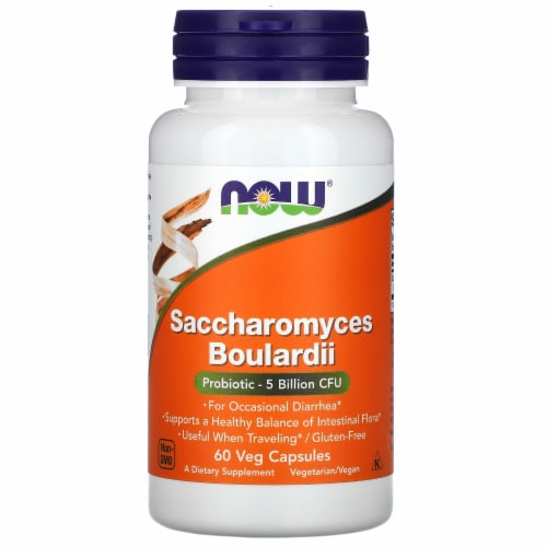 NOW Foods Saccharomyces Boulardii Veg Capsules, 60 ct - Foods Co.