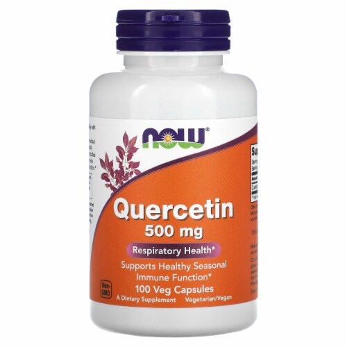 NOW Foods Quercetin 500 mg 100 Veg Capsules, 100 Count Kroger