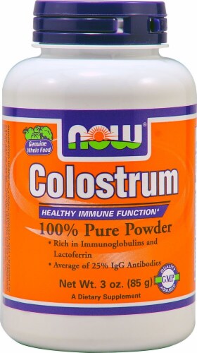 NOW Foods  Colostrum Powder Perspective: front