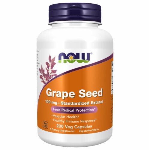 NOW® Foods Grape Seed Perspective: front