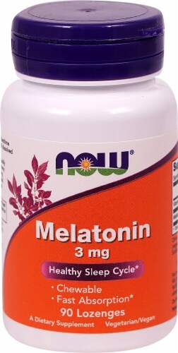 NOW Foods  Melatonin Perspective: front