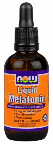 NOW Foods  Liquid Melatonin Perspective: front