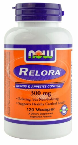 NOW Foods Relora 300mg Veg Capsules Perspective: front