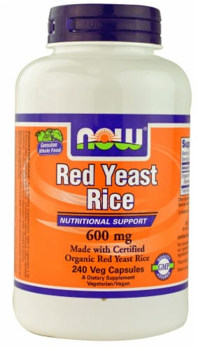 NOW Foods  Red Yeast Rice Perspective: front