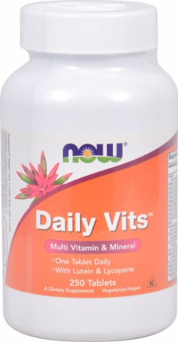 NOW Foods  Daily Vits Multi Vitamin & Mineral Perspective: front