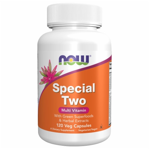 NOW® Foods Special Two Multi Vitamin Veg Capsules Perspective: front