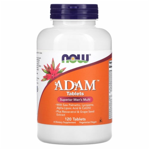 Now Adam Superior Men's Multivitamin Perspective: front