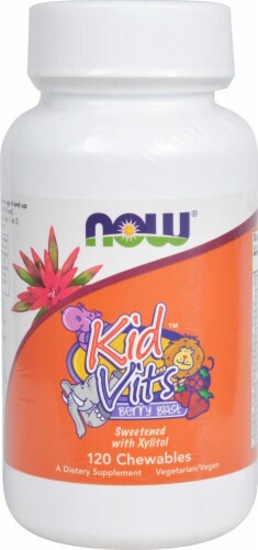 NOW Foods Kid Vits Berry Blast Perspective: front