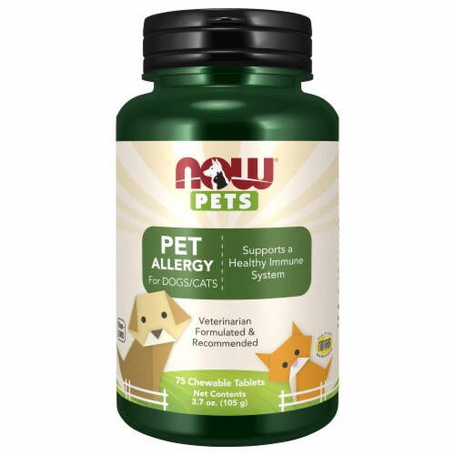 NOW® Pet Allergy For Dogs and Cats Perspective: front