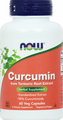 NOW Foods Curcumin Veggie Capsules Perspective: front