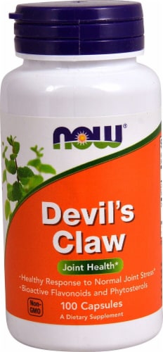 NOW Foods Devil's Claw Capsules Perspective: front