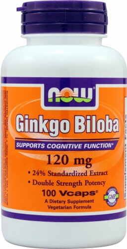 NOW   Double Strength Ginkgo Biloba Perspective: front