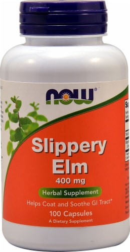 NOW Slippery Elm, 400 mg - 100 Capsules - Kroger