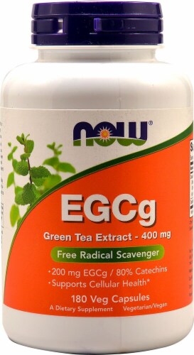 NOW  EGCg Green Tea Extract Perspective: front