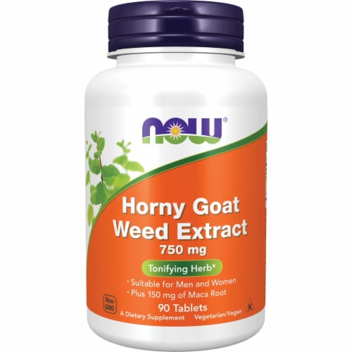 Now Foods Horny Goat Weed Extract Tablets 750mg 90 Ct Fred Meyer