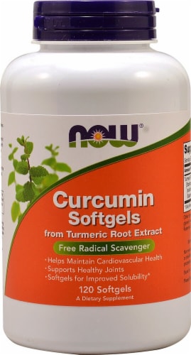NOW Foods  Curcumin Softgels Perspective: front