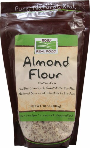 NOW   Real Food Raw Almond Flour Perspective: front