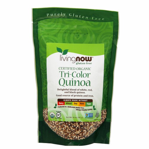 NOW Foods Livingnow™ Organic Tri Color Quinoa Perspective: front
