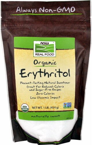 NOW Foods Organic Erythritol Natural Sweetener, 1 lb - Fry's Food